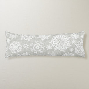 Coussins Longs Motif Snowflake