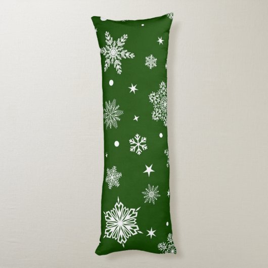 Coussins Longs Motif Snowflake (Dos (Vertical))