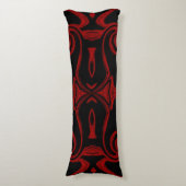 Coussins Longs motif sombre (Devant (Vertical))