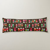 Coussins Longs Motif sous-marin 2 de rétros poissons abstraits (Dos)