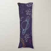 Coussins Longs Motif spatial (Devant (Vertical))
