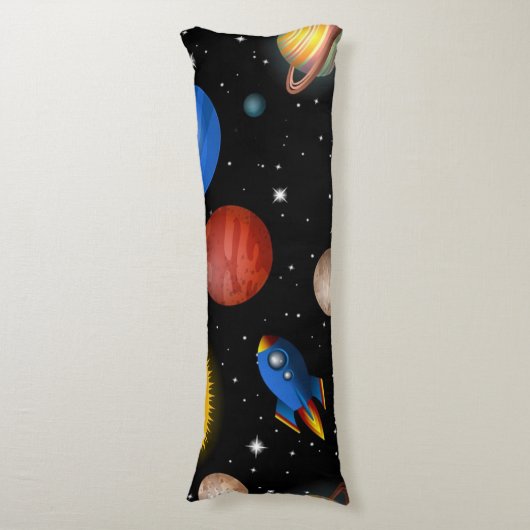 Coussins Longs Motif spatial (Devant (Vertical))