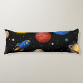 Coussins Longs Motif spatial (Devant)