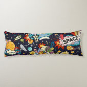 Coussins Longs Motif spatial (Dos)