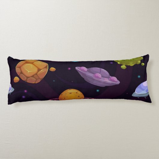 Coussins Longs Motif spatial (Dos)