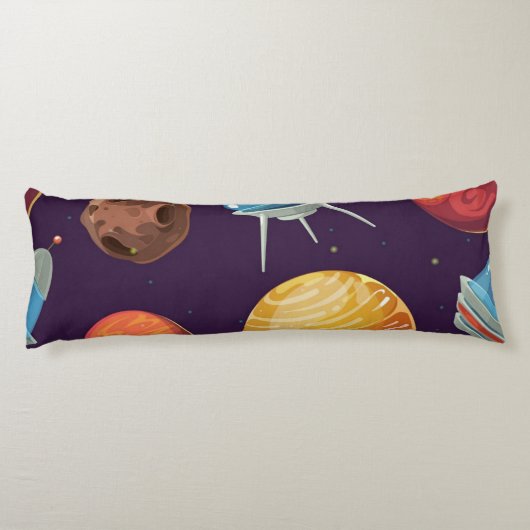 Coussins Longs Motif spatial (Dos)