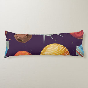 Coussins Longs Motif spatial