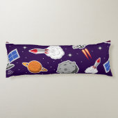 Coussins Longs Motif spatial (Dos)