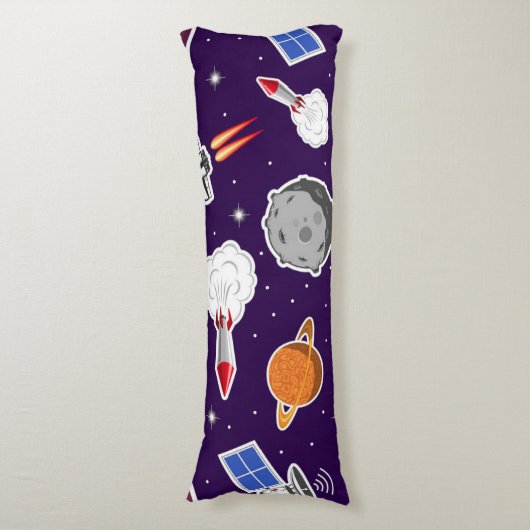 Coussins Longs Motif spatial (Devant (Vertical))