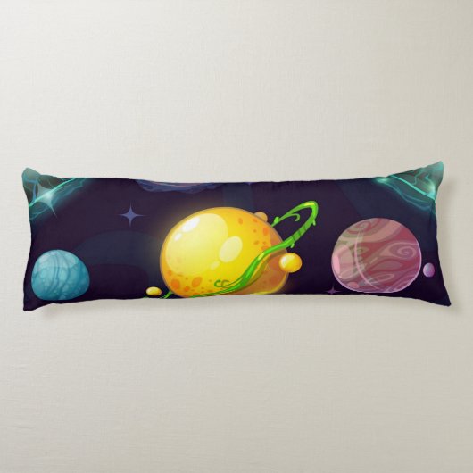 Coussins Longs Motif spatial (Dos)