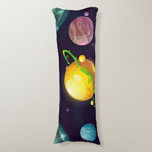 Coussins Longs Motif spatial (Devant (Vertical))