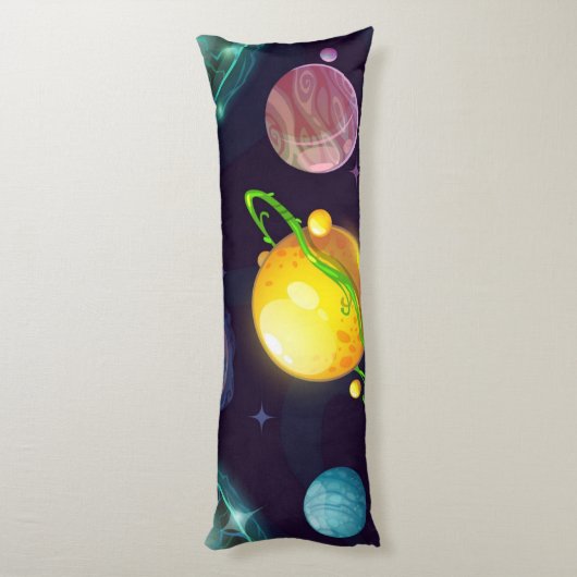 Coussins Longs Motif spatial (Dos (Vertical))