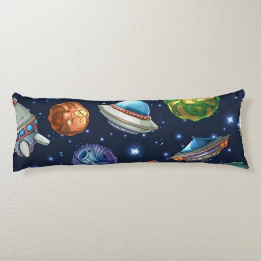 Coussins Longs Motif spatial (Dos)