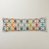 Coussins Longs Motif Starburst moderne du milieu du siècle (Dos)