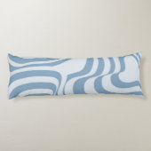 Coussins Longs Motif Super Y2K rétro bleu (Dos)