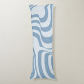 Coussins Longs Motif Super Y2K rétro bleu (Devant (Vertical))