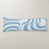 Coussins Longs Motif Super Y2K rétro bleu (Devant)