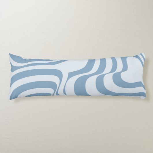 Coussins Longs Motif Super Y2K rétro bleu (Devant)