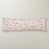 Coussins Longs Motif Terrazzo Moderne Douce Neutre (Dos)