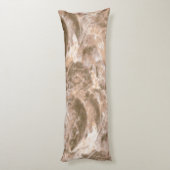 Coussins Longs Motif textile avec un dos beige texturé (Dos (Vertical))