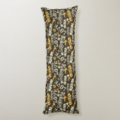 Coussins Longs Motif tiré par la main d'amour (Dos (Vertical))