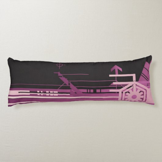 Coussins Longs Motif tramé technique (Dos)