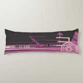 Coussins Longs Motif tramé technique (Devant)