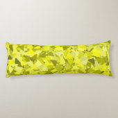 Coussins Longs Motif Triangle Vert Jaune (Dos)