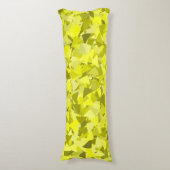 Coussins Longs Motif Triangle Vert Jaune (Devant (Vertical))