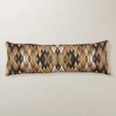 COUSSINS LONGS MOTIF TRIANGULAIRE TRIBAL RUSTIQUE (Dos)