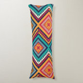 Coussins Longs Motif tribal coloré (Devant (Vertical))