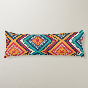 Coussins Longs Motif tribal coloré