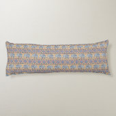 Coussins Longs Motif tribal d'éléphant ethnique bleu (Dos)