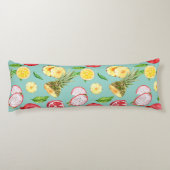 Coussins Longs Motif tropical (Dos)