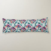 Coussins Longs Motif tropical coloré (Dos)