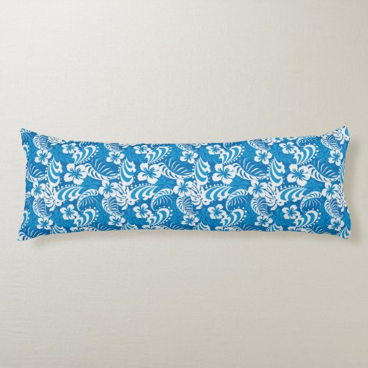 Coussins Longs Motif tropical de ketmie (Devant)