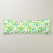 Coussins Longs Motif tropical de palmettes (Devant)