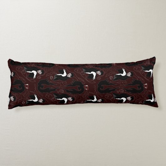Coussins Longs Motif Vampire (Dos)