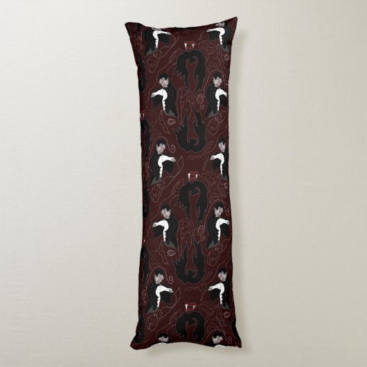 Coussins Longs Motif Vampire (Dos (Vertical))