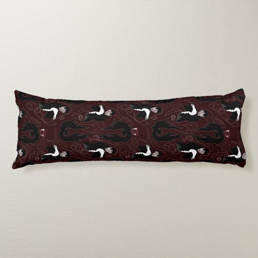 Coussins Longs Motif Vampire (Devant)