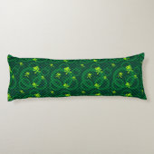 Coussins Longs Motif vert d'Emo avec des cercles (Dos)