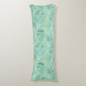 Coussins Longs Motif vert feuillage élégant (Devant (Vertical))