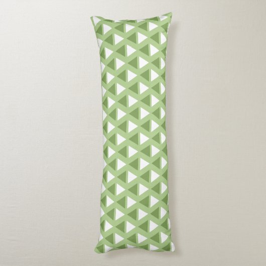 Coussins Longs Motif vert pastel simple (Dos (Vertical))