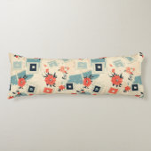 Coussins Longs Motif vintage Floral & Caméra (3) (Devant)