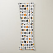 Coussins Longs Motif Visages de chat | Cool Kitty Cat Lover (Devant (Vertical))