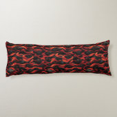 Coussins Longs Motif Volcan Magma (Dos)