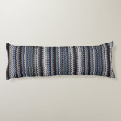 Coussins Longs Motif Wavy multicolore (Dos)