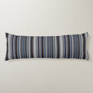 Coussins Longs Motif Wavy multicolore