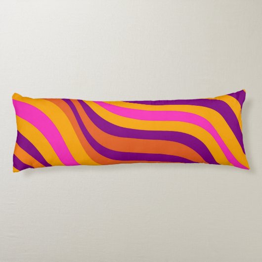 Coussins Longs Motif Y2K Super de flux de flux liquides (Dos)