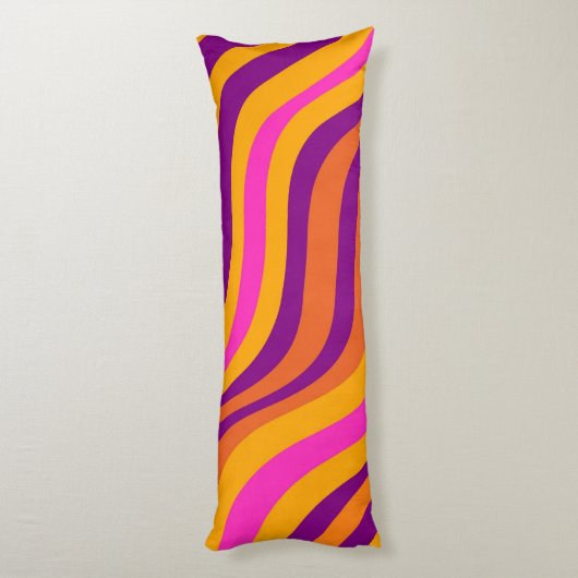 Coussins Longs Motif Y2K Super de flux de flux liquides (Dos (Vertical))